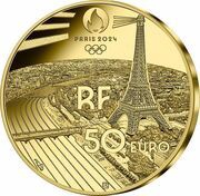 50 Euros golf obverse image
