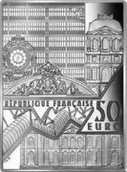 50 Euros Liberty Leading the People, silver obverse image