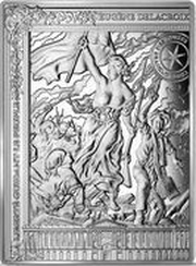 50 Euros Liberty Leading the People, silver, France, 2023 reverse image