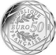 50 euros Phryge champions obverse image