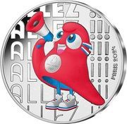 50 euros Phryge allez !!!, France, 2023 reverse image