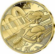 50 Euros 24 Hours of Le Mans, gold obverse image