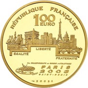 100 Euros Running obverse image