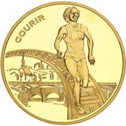 100 Euros Running, France, 2003 reverse image
