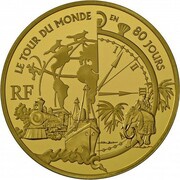 100 Euros "Around The World In 80 Days" obverse image