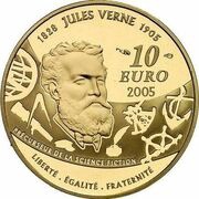 100 Euros 20 000 Lieues sous les mers, France, 2005 reverse image