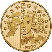 100 Euros Journée de l'Europe, France, 2006 reverse image