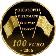 100 Euros Benjamin Franklin, France, 2006 reverse image
