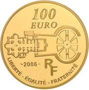100 Euros St. Peter's Basilica obverse image