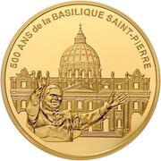 100 Euros St. Peter's Basilica, France, 2006 reverse image