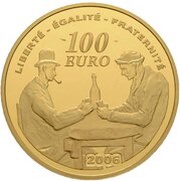 100 Euros Paul Cézanne, France, 2006 reverse image