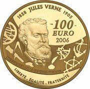 100 Euros Voyage au centre de la Terre, France, 2006 reverse image