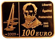 100 Euros Renoir, France, 2009 reverse image