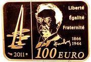 100 Euros Vassily Kandinsky, France, 2011 reverse image