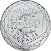 100 Euros Rooster obverse image
