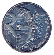 100 Euros Général de Gaulle 2020, France, 2020 reverse image