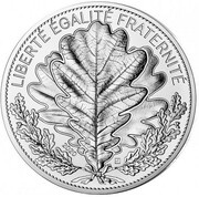 100 Euros Oak tree, France, 2020 reverse image