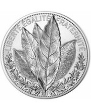 100 Euros Le Laurier, France, 2021 reverse image