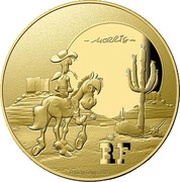 100 Euros Lucky Luke obverse image