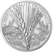 100 Euros The Wheat, France, 2022 reverse image
