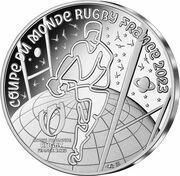 100 Euros Rugby World Cup 2023, France, 2023 reverse image