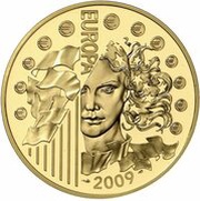 200 Euros Berlin Wall, France, 2009 reverse image