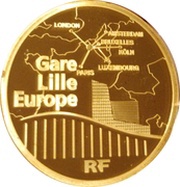 200 Euros Lille Europe Railway Station obverse image