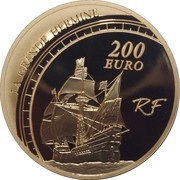 200 Euros Jacques Cartier obverse image