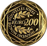 200 Euros G20, France, 2011 reverse image