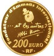 200 Euros Abbé Pierre obverse image