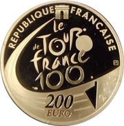 200 Euros Tour de France - 100th Edition obverse image
