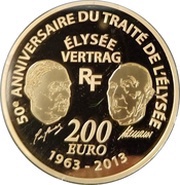 200 Euros Élysée Treaty obverse image