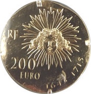 200 Euros Louis XIV obverse image