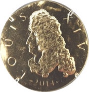 200 Euros Louis XIV, France, 2014 reverse image