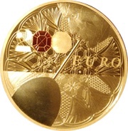 200 Euros Baccarat, France, 2014 reverse image