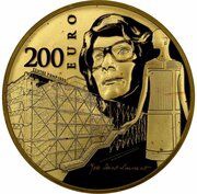 200 Euros Europa Star, France, 2016 reverse image