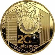 200 Euros UEFA EURO 2016 obverse image