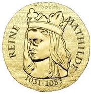 200 Euros Queen Mathilde, France, 2016 reverse image
