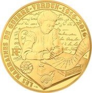 200 Euros Battle of Verdun obverse image