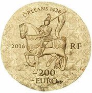 200 Euros Joan of Arc obverse image
