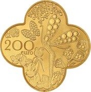200 Euros Van Cleef and Arpels, France, 2016 reverse image