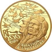 200 Euros Spirit of St Louis obverse image