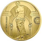 200 Euros Venus de Milo, France, 2017 reverse image