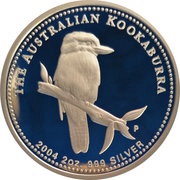 2 Dollars - Elizabeth II 4th Portrait - Australian Kookaburra, Australia, 2004-2005 reverse image