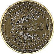 200 Euros - Coin of History La France obverse image