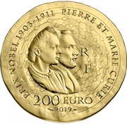 200 Euros Marie Curie obverse image