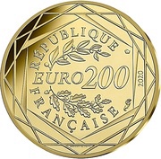 200 Euros The Smurfs together obverse image