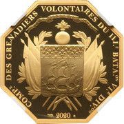 200 Euros Lafayette, France, 2020 reverse image