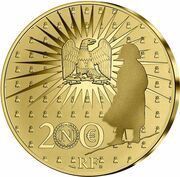 200 Euros Death of Napoléon Bonaparte obverse image