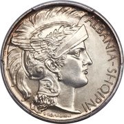 1 Frang Ar Prova obverse image